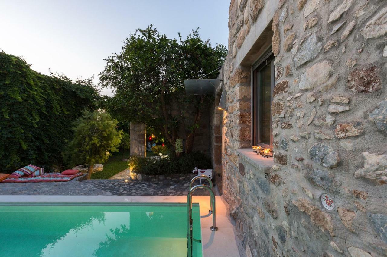 Muazzo Creta Stone House, Nature Escape With Pool, By Thinkvilla Pigí Buitenkant foto
