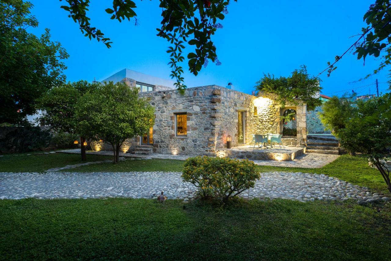 Muazzo Creta Stone House, Nature Escape With Pool, By Thinkvilla Pigí Buitenkant foto