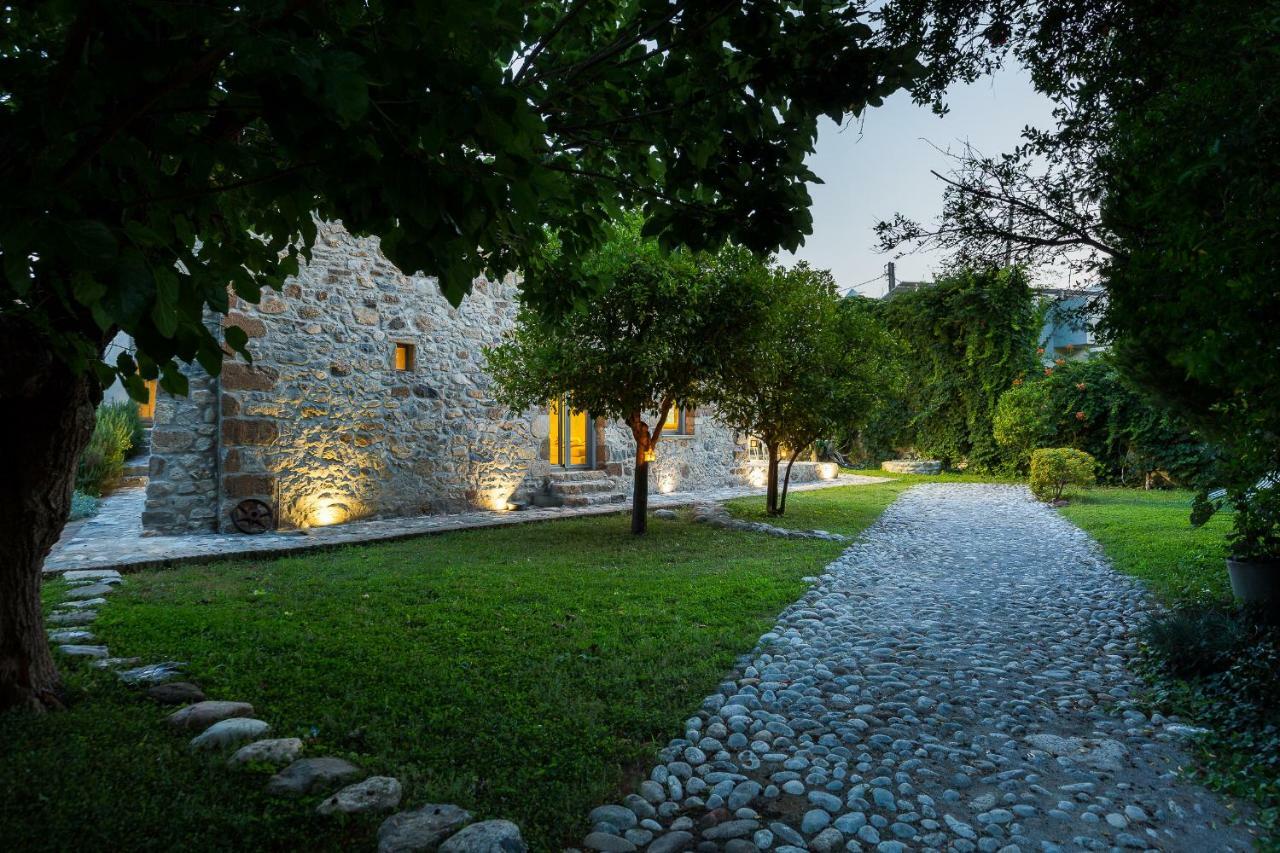 Muazzo Creta Stone House, Nature Escape With Pool, By Thinkvilla Pigí Buitenkant foto