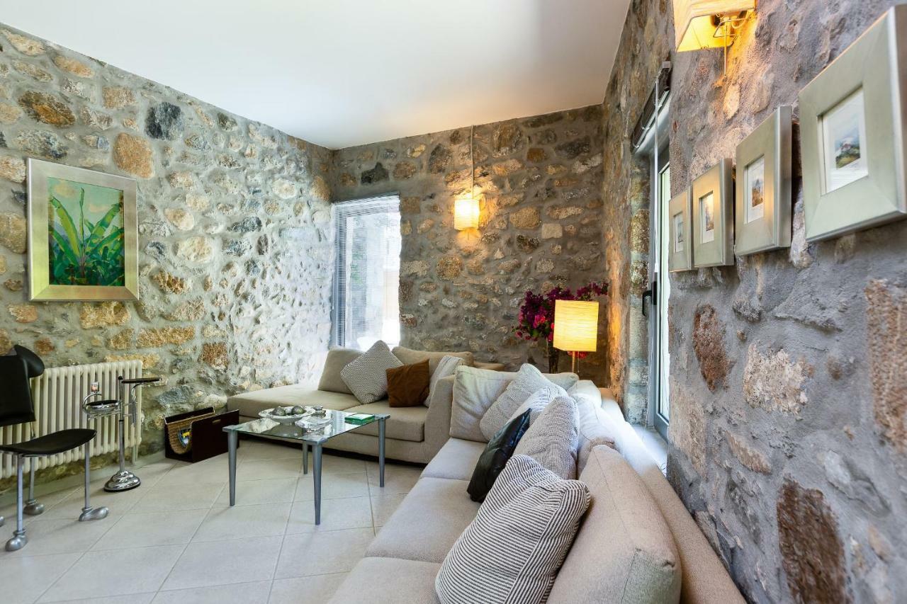Muazzo Creta Stone House, Nature Escape With Pool, By Thinkvilla Pigí Buitenkant foto