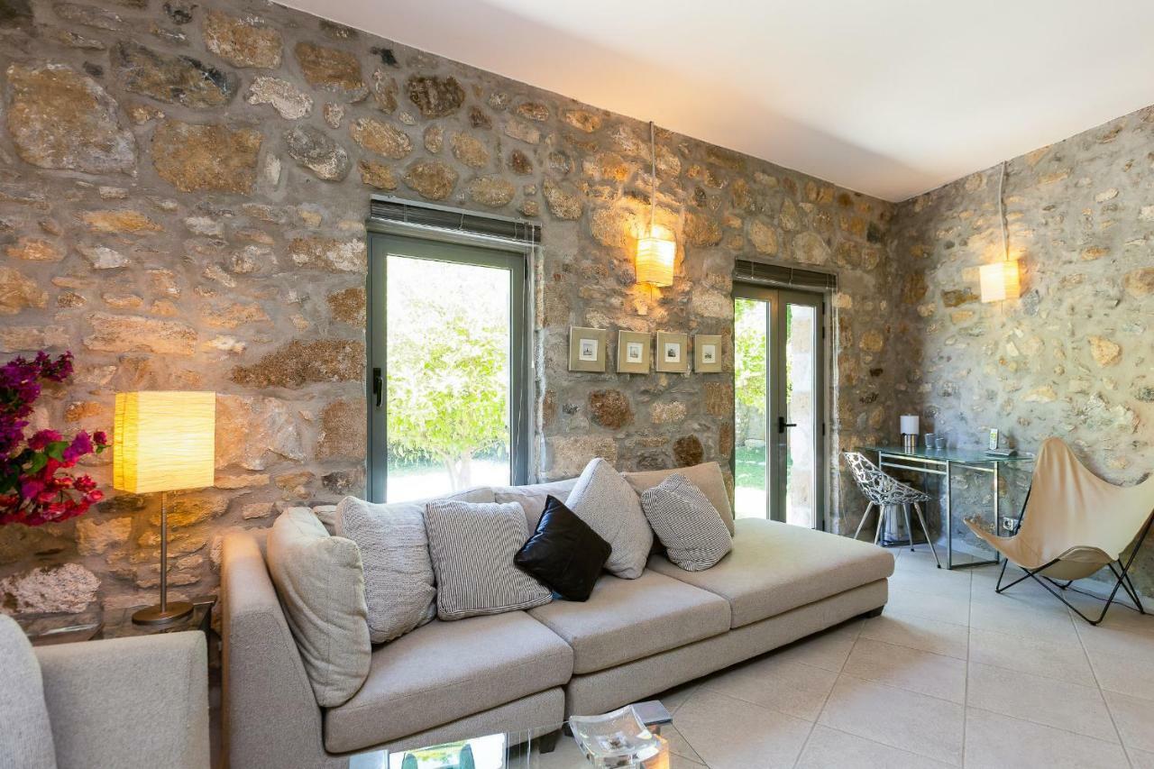 Muazzo Creta Stone House, Nature Escape With Pool, By Thinkvilla Pigí Buitenkant foto